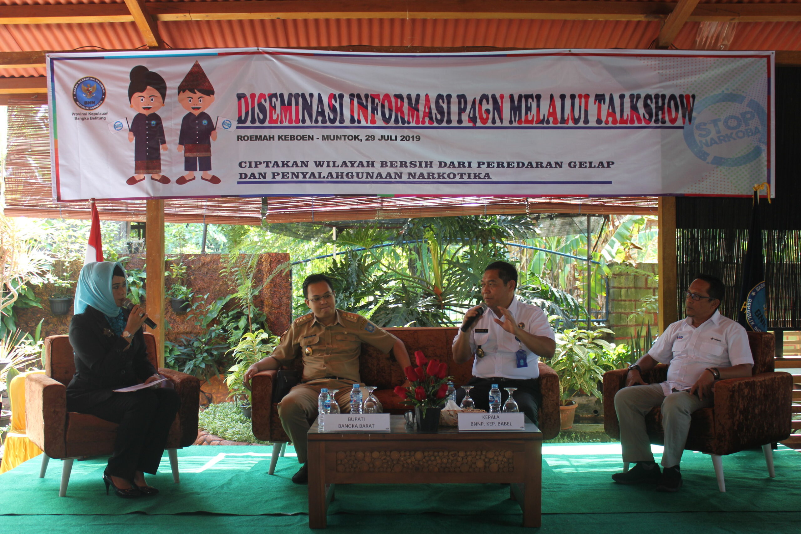 BNNP Kep Babel Selenggarakan Talkshow P4GN